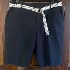 RALPH LAUREN “Lauren” Black belted NEW